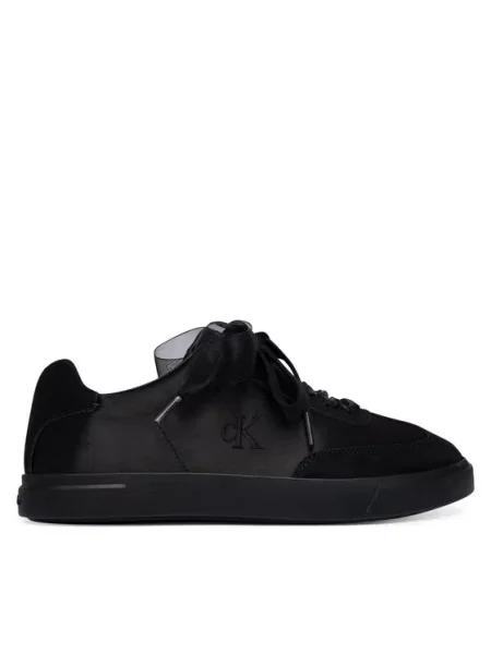 Calvin Klein Сникърси Low Pro Cupsole Wt Satin Mix черен