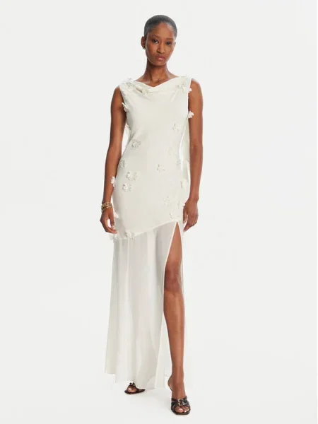 ROTATE Rochie de seară Écru