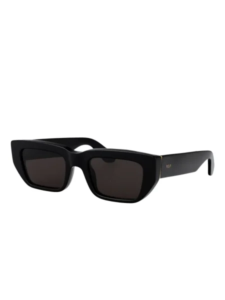 Ochelari de soare Retrosuperfuture cu imprimeu geometric negru