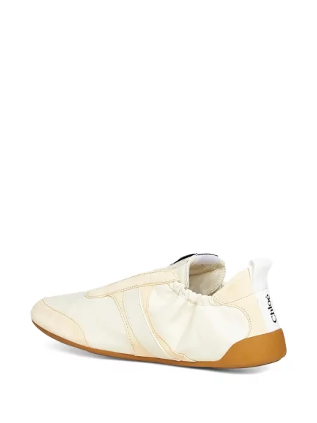 Sneakerși Chloé cu șireturi din dantelă