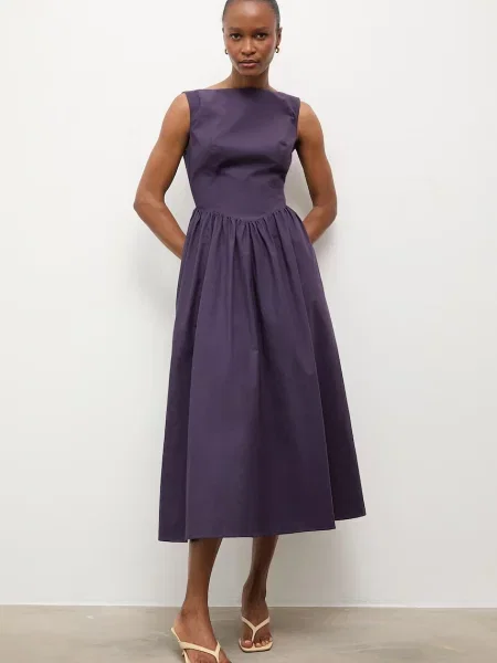 Answear.LAB sukienka z kolekcji Unscripted fioletowa