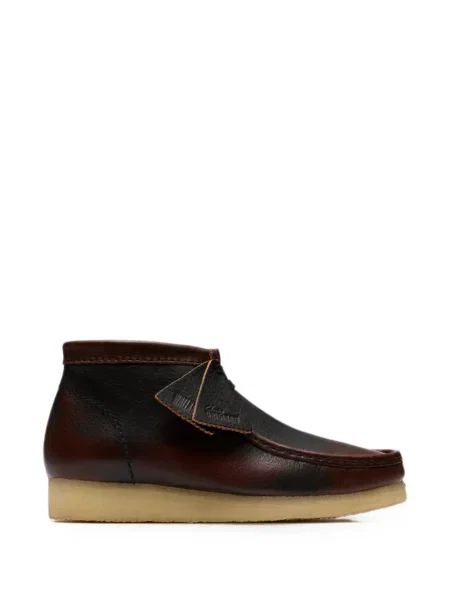 Кожени пустинни ботуши Clarks Originals кафяво