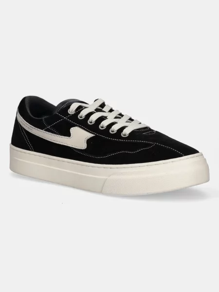 Stepney Workers Club sneakers din piele întoarsă Omni Dellow S-Strike Silk Suede negru