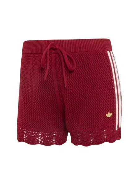 ADIDAS ORIGINALS Hlače Resort tamno crvena bijela