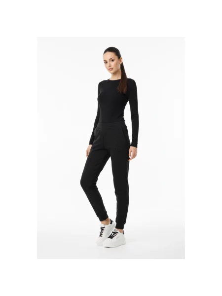 Joggery Emporio Armani z logo czarne