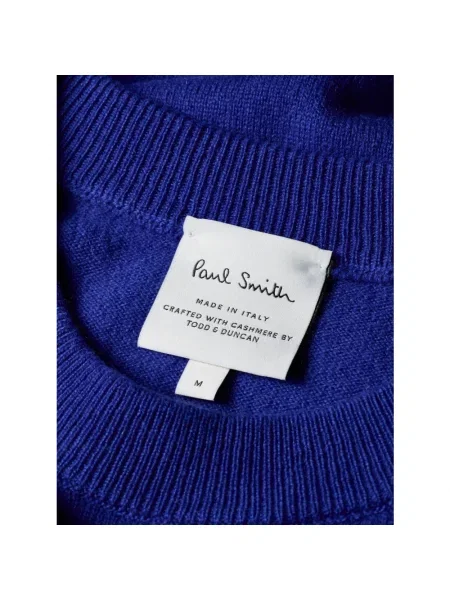 Sweter Paul Smith z kaszmiru niebieski