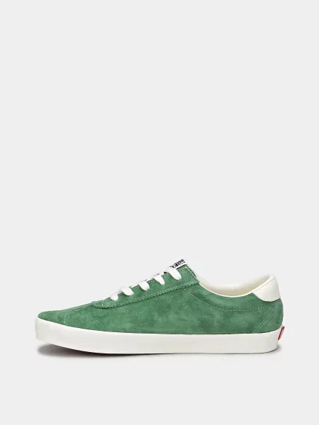 Замшевые кеды Vans зеленые