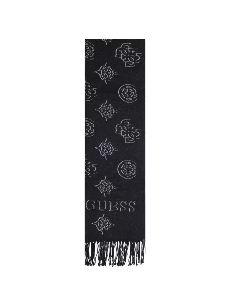 GUESS Fular CARMELLA / alb negru