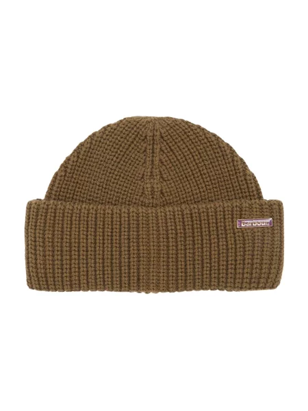 Czapka beanie z dodatkiem wełny model ‘MOSELY’ Barbour zielona