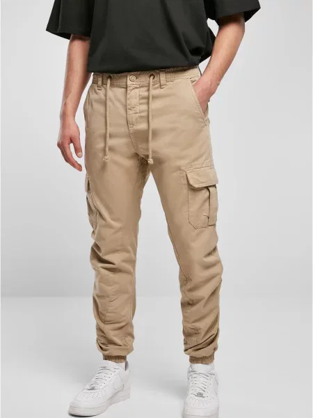 Běžecké cargo kalhoty Uc Men béžové