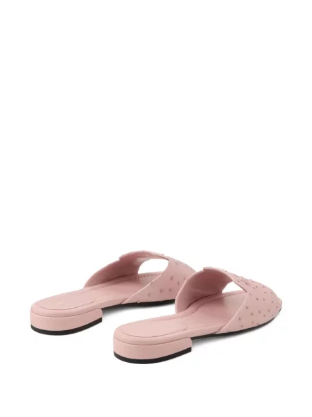 Sandale Jimmy Choo din piele fără toc roz
