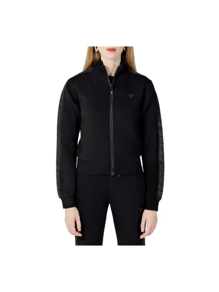 Bluza rozpinana z aplikacją z logo model ‘NEW ALLIE’ Guess czarna
