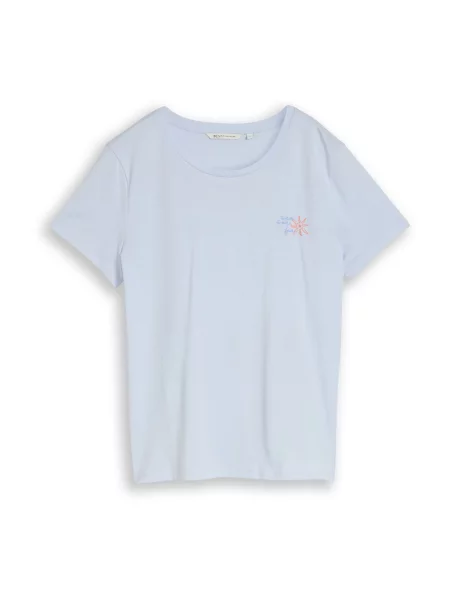 TOM TAILOR DENIM Tricou opal / deschis / portocaliu albastru