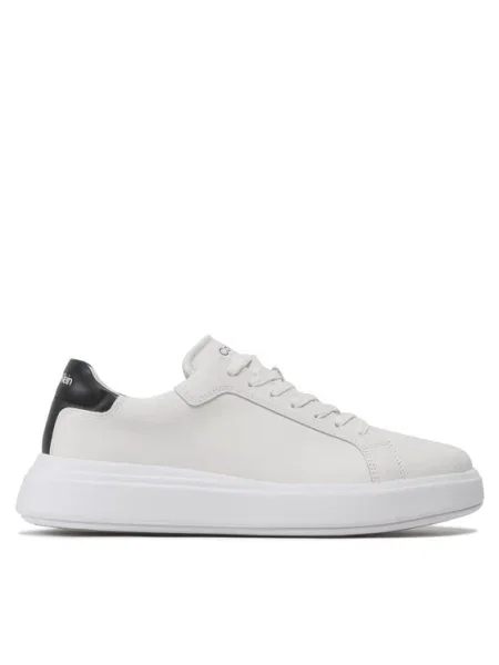 Calvin Klein Сникърси Low Top Lace Up Lth бял