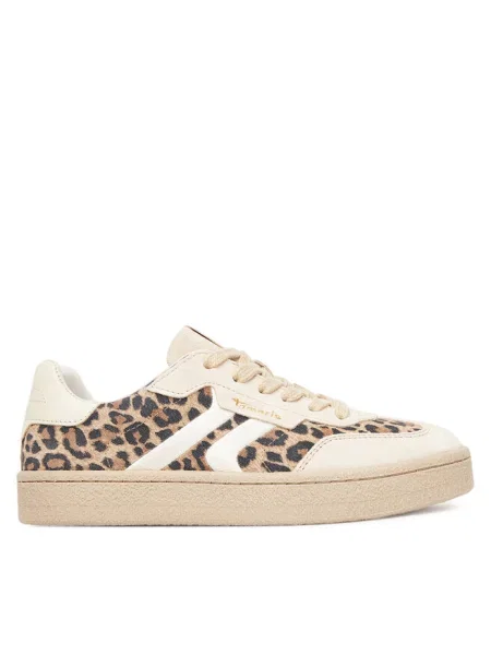 Sneakersy Tamaris brązowe