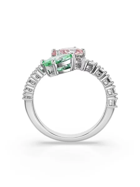 Кольцо Swarovski со стразами