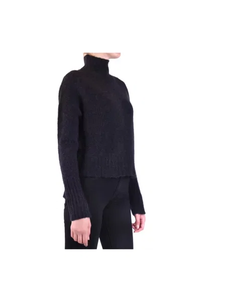 Sweter z golfem Pinko do golfa czarny