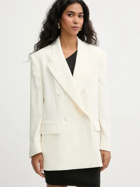 Marella sacou MLTFERVORE cu doua randuri de uni bej