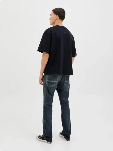 JACK & JONES Kavbojke JJIGlenn JJFox temno modra