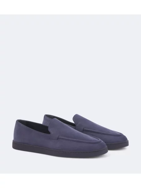 Pantofi loafer Church's din piele albastru
