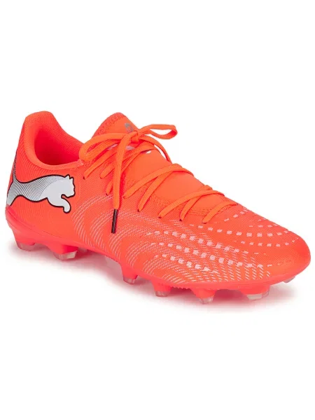 Puma Tenisice za nogomet Future 9 Play Fg/Ag 01 Narančasta bijela