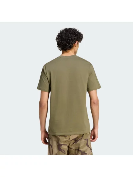 Tričko Seasonal Essentials Camo olivový