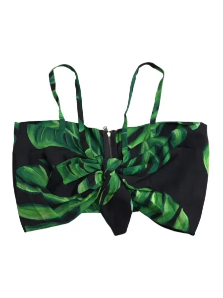 Top Dolce And Gabbana z nadrukiem w tropikalny nadruk