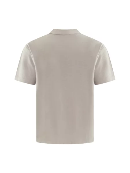 Koszulka polo Stone Island z krótkim rękawem z kamieniami szara