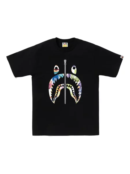 Tricou A Bathing Ape® cu imagine negru