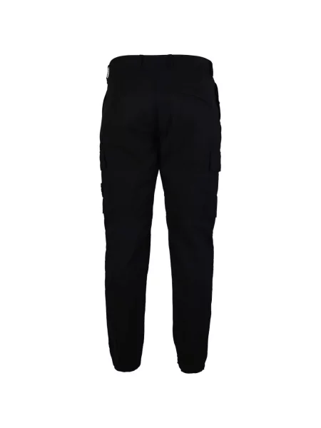 Pantaloni cargo Stone Island cu strasuri negru