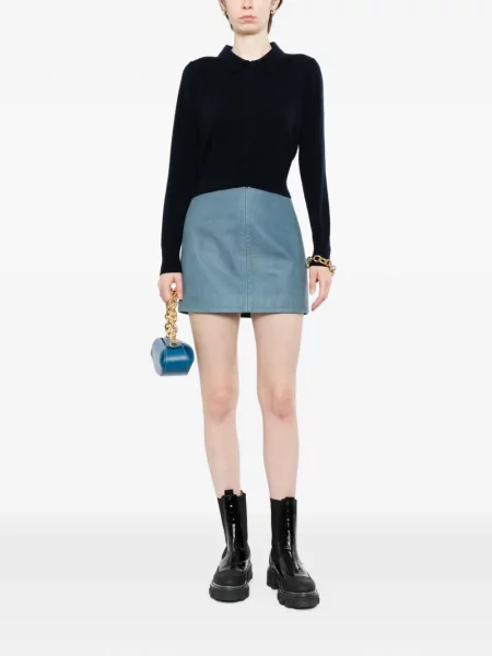 Gulerat cardigan N.peal albastru