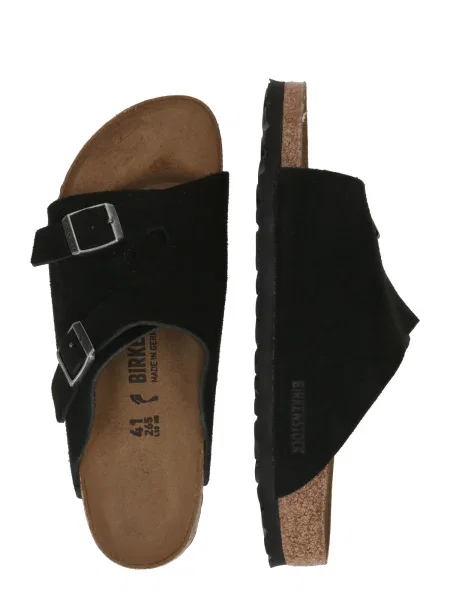 BIRKENSTOCK Šľapky Zürich VL / strieborná čierna