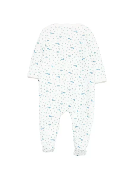 Piżama dziecięca Petit Bateau biała
