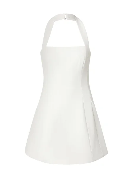 Bardot rochie NEVELLE mini evazati alb