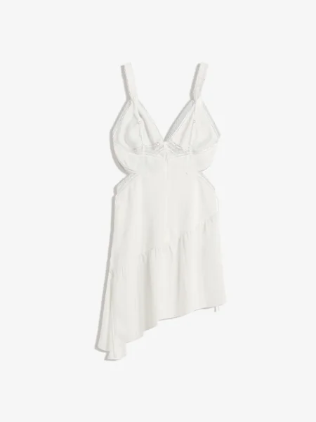 Bershka Rochie de vară alb