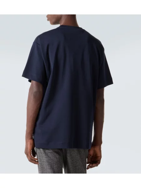 Tricou Gucci din jerseu albastru