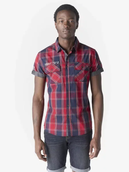 KOROSHI Košile námořnická modř červená