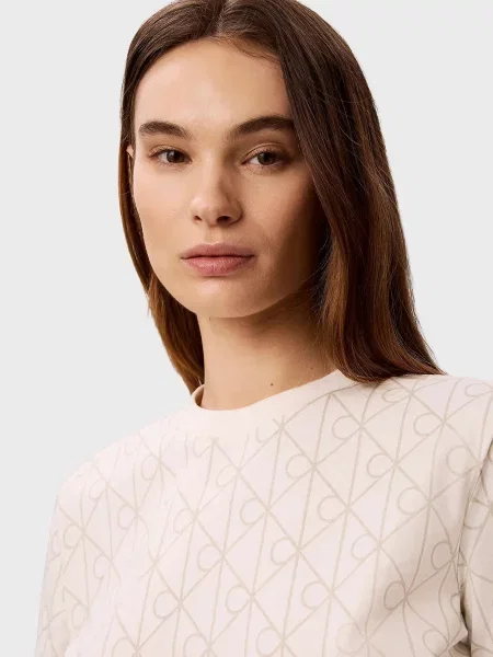Класична футболка Calvin Klein Jeans з принтом біла