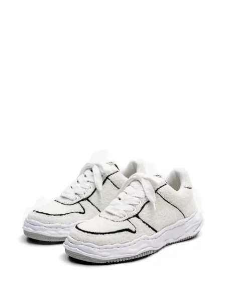 Sneakerși Maison Mihara Yasuhiro tricotate chunky alb