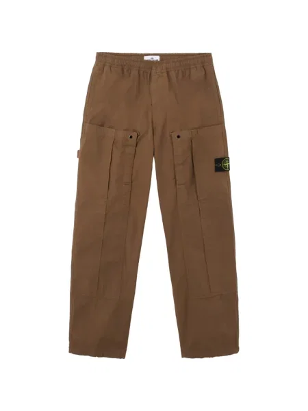 Pantaloni cargo Stone Island cu strasuri maro