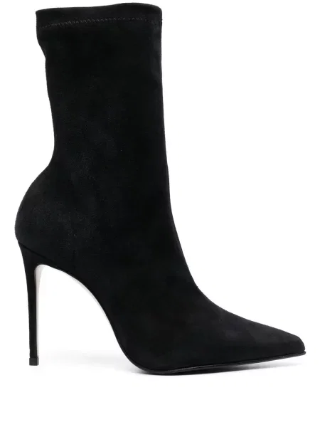 Cizme scurte Le Silla din piele de căprioară negru