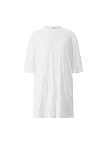 Sukienka-t-shirtowa Toteme biała