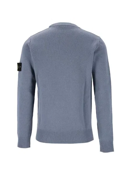 Pulover Stone Island cu strasuri albastru