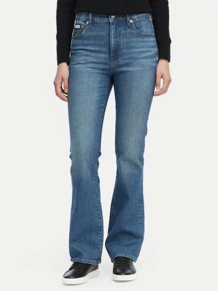 Calvin Klein Jeans Džinsai Tamsiai Bootcut Fit mėlyna