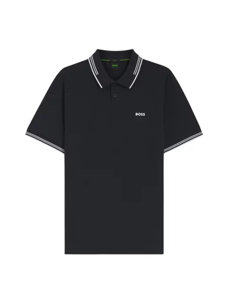 Koszulka polo Boss niebieska