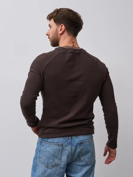 Лонгслив Issa Plus коричневый