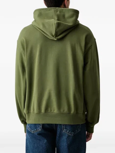 Hanorac cu glugă Vans cu broderie verde