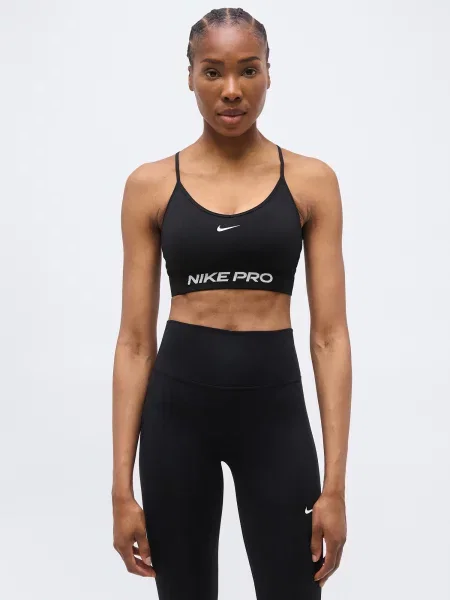 NIKE Športová podprsenka Pro čierna biela