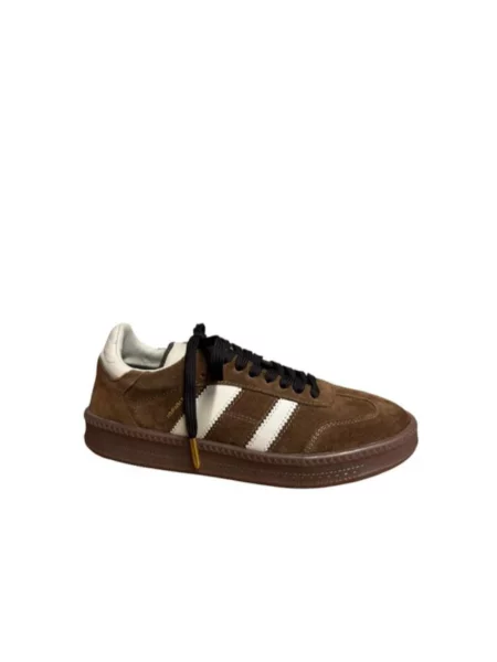 Sneakersy Hip brązowe