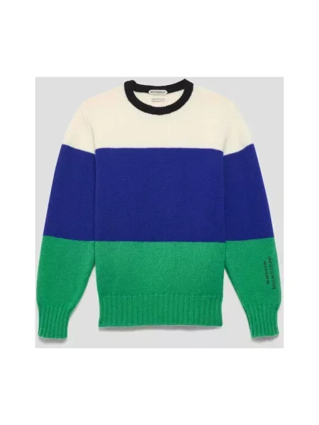 Sweter Jw Anderson wełniany w paski z paskiem